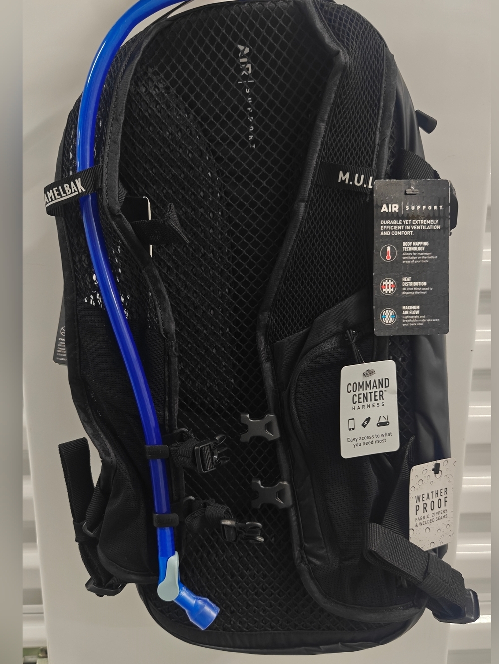 CamelBak M.U.L.E. Evo Bike Hydration Pack 100oz, Black/Silver